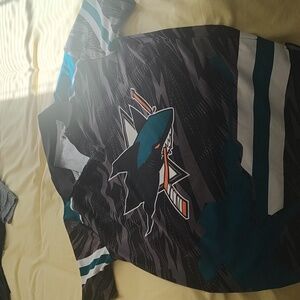 San Jose SHARKS Medium black Polo